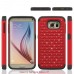 Samsung Galaxy S7 - Heavy Duty Hybrid Bling Bling Protective Phone Cover Case - Sky Blue